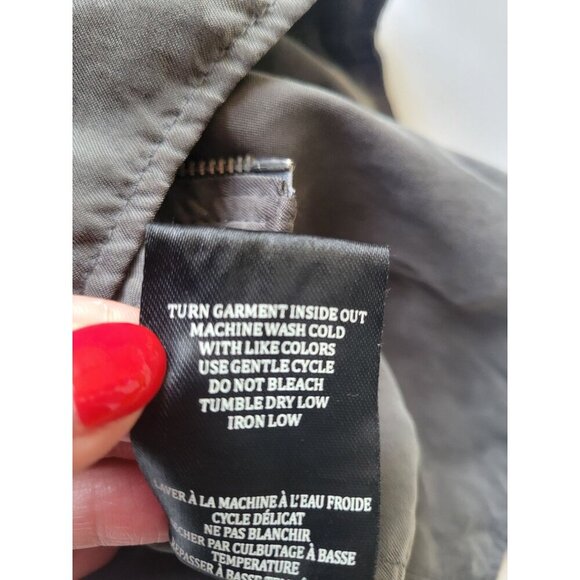 Blank NYC Olive Green Lightweight  Zipper Jacket Size S Pockets Casual 90s Modo - Picture 12 of 12